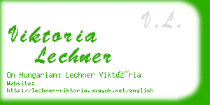 viktoria lechner business card